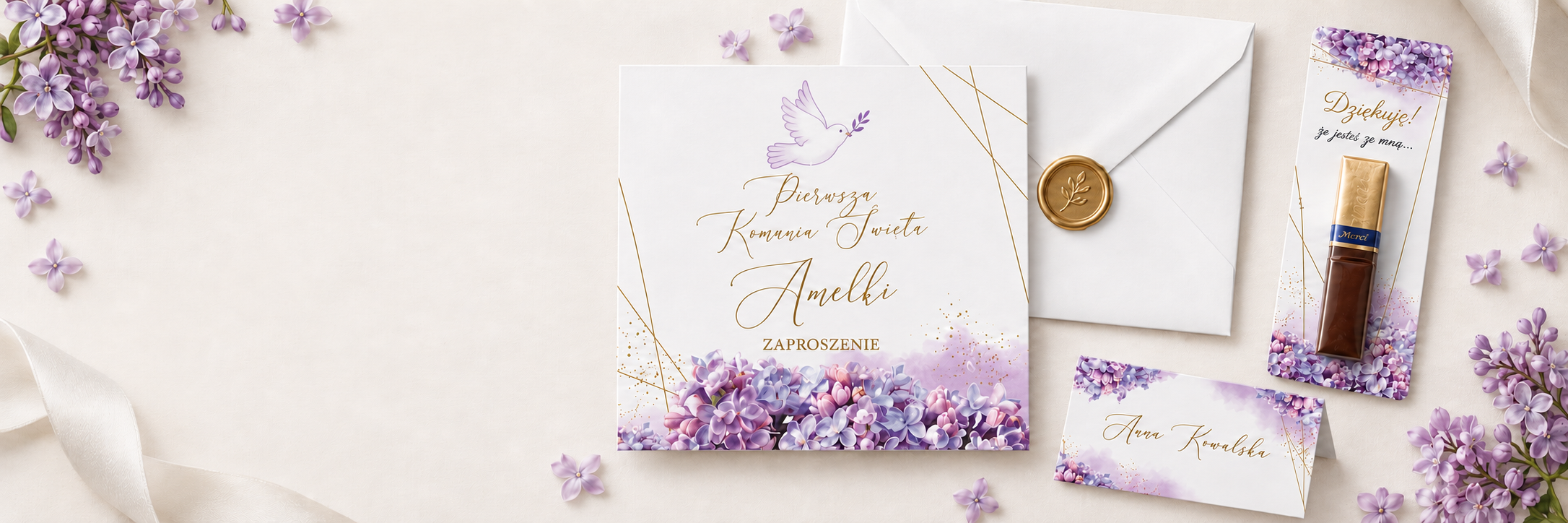 Zaproszenia na Komunię